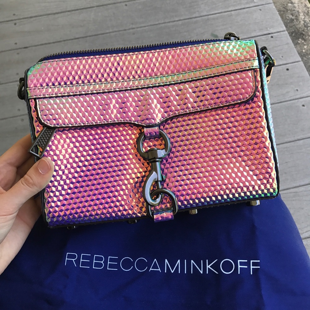 Rebecca Minkoff Mini Mac Metallic Bag